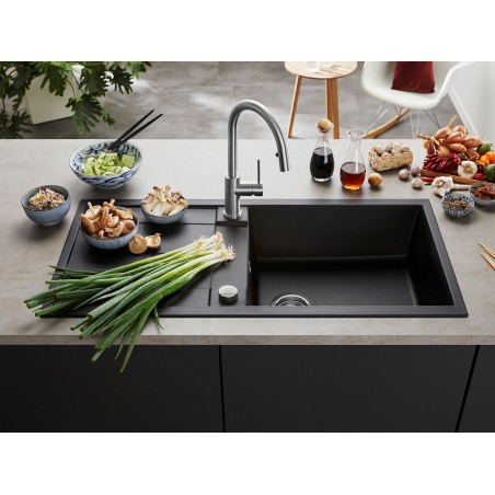 Kuchyňský dřez Blanco Metra XL 6 S Šedá vulkán, s excentrem