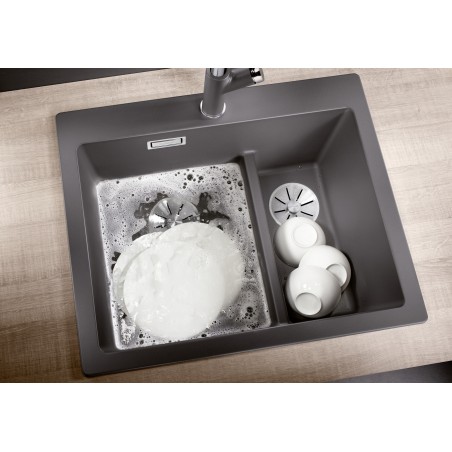 Kuchyňský dřez Blanco Pleon 6 Split Bílá soft, bez excentru