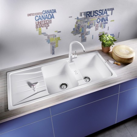 Kuchyňský dřez Blanco Sona 8 S Šedá vulkán