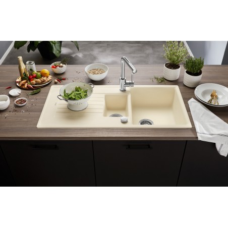 Kuchyňský dřez Blanco Zia 6 S Bílá soft, bez excentru