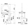 Kuchyňská baterie Blanco Catris-S Flexo Filter PVD Steel