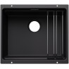 Kuchyňský dřez Blanco Etagon 500-U Černá, bez příslušenství, s pojezdy