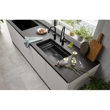 Kuchyňský dřez Blanco Etagon 700-U Bílá, bez příslušenství, s pojezdy