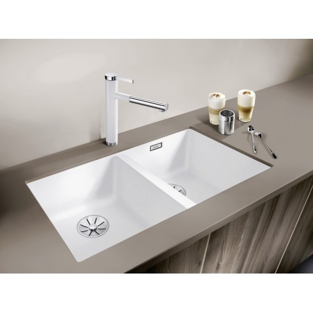 Kuchyňský dřez Blanco Subline 350/350-U Černá, bez příslušenství