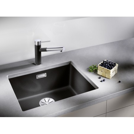 Kuchyňský dřez Blanco Subline 500-U Černá, bez příslušenství