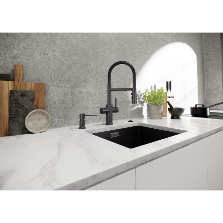 Kuchyňský dřez Blanco Subline 500-U Černá, bez příslušenství