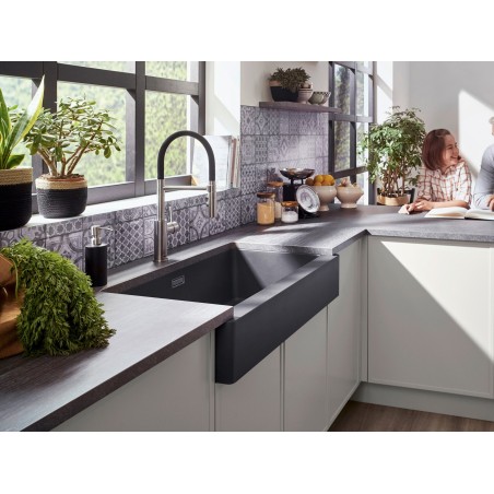 Kuchyňská baterie Blanco Catris-S Flexo Dark Steel