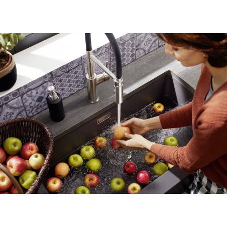 Kuchyňská baterie Blanco Catris-S Flexo Dark Steel