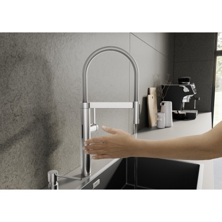 Kuchyňská baterie Blanco Culina-S II Sensor PVD Steel