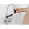 Kuchyňská baterie Blanco Evol-S Pro PVD Steel, vč. filtrační sady