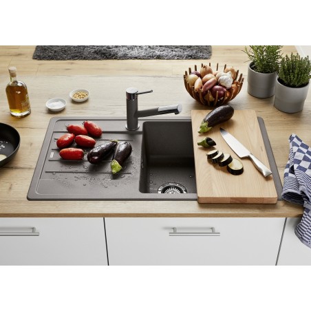 Kuchyňská baterie Blanco Kano-S Šedá vulkán, beztlaková