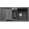 Kuchyňský dřez Blanco Adira 6 S Šedá skála, s mřížkou a miskou
