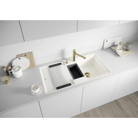 Kuchyňský dřez Blanco Adira 6 S-F Bílá soft, s mřížkou