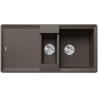 Kuchyňský dřez Blanco Adira 6 S-F Kávová, s mřížkou