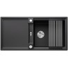 Kuchyňský dřez Blanco Adira XL 6 S Antracit, s mřížkou
