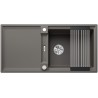 Kuchyňský dřez Blanco Adira XL 6 S Šedá vulkán, s mřížkou