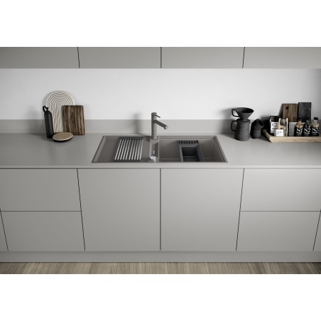 Kuchyňský dřez Blanco Adira XL 6 S-F Antracit, s mřížkou