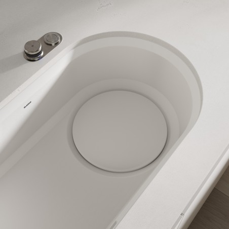 Ovládací knoflík excentru Blanco PushControl III Satin Platinum