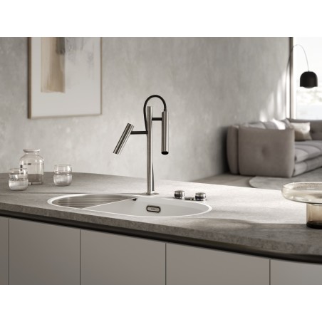 Kuchyňský dřez Blanco Oovalon 700-IF Mystic Black